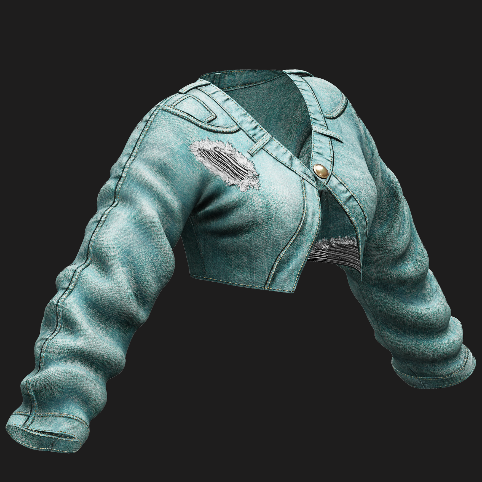 WOMEN'S DENIM JACKET - 3 COLORS | WOLVES STUDIO