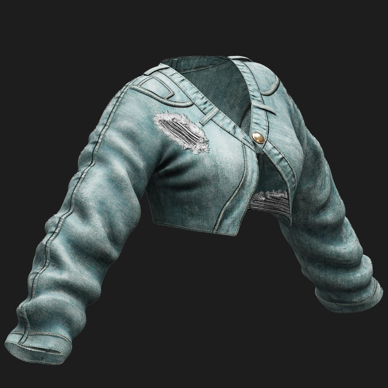 WOMEN'S DENIM JACKET - 3 COLORS | WOLVES STUDIO