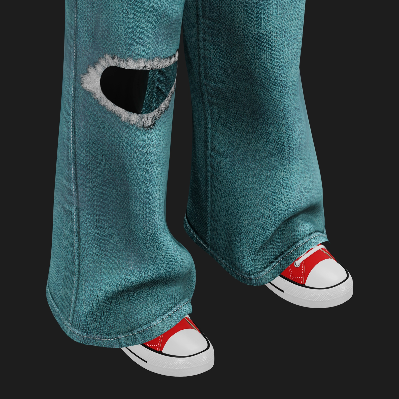 WOMEN'S Y2K 2000's SET VRChat - Pants + Blouse | WOLVES STUDIO