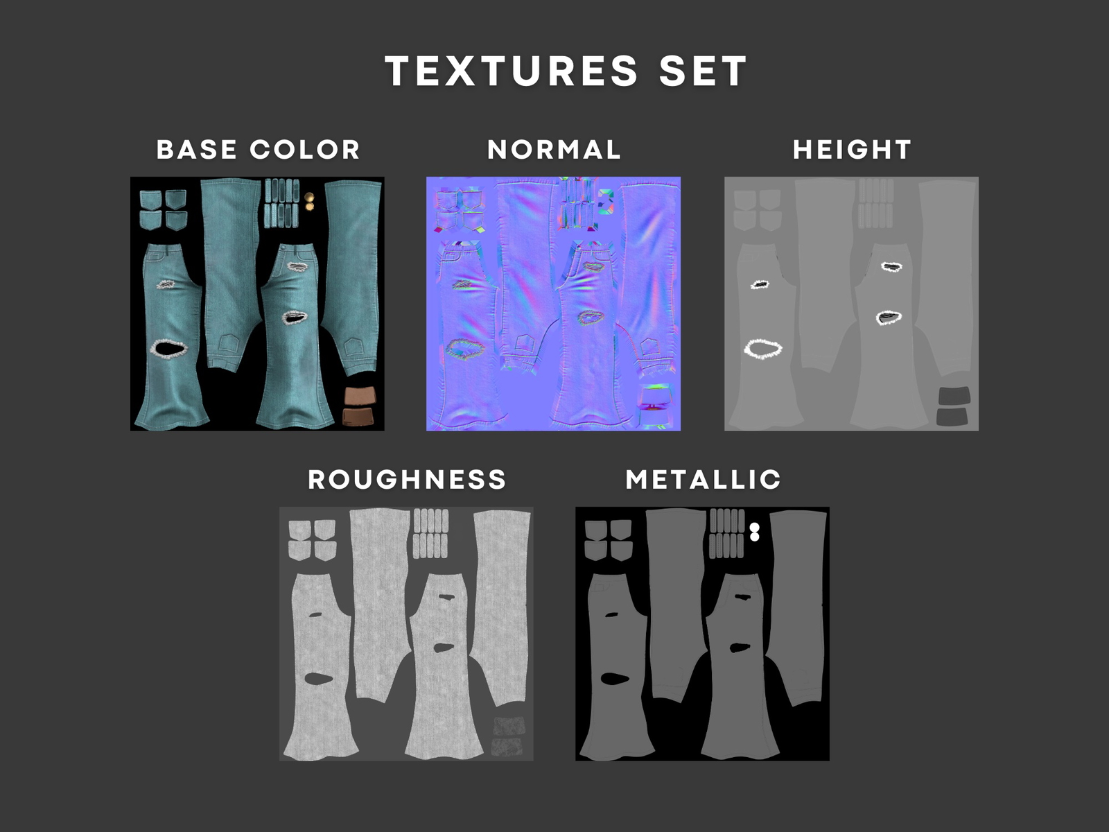 WOMEN'S Y2K 2000's SET VRChat - Pants + Blouse | WOLVES STUDIO