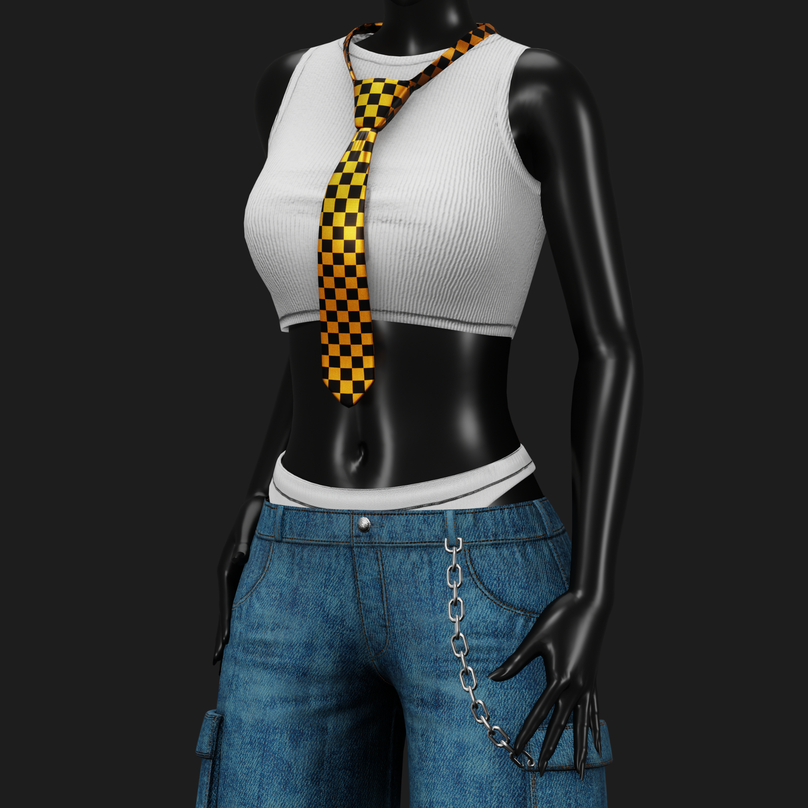 WOMEN'S Y2K 2000's Casual SET 2 VRChat | WOLVES STUDIO