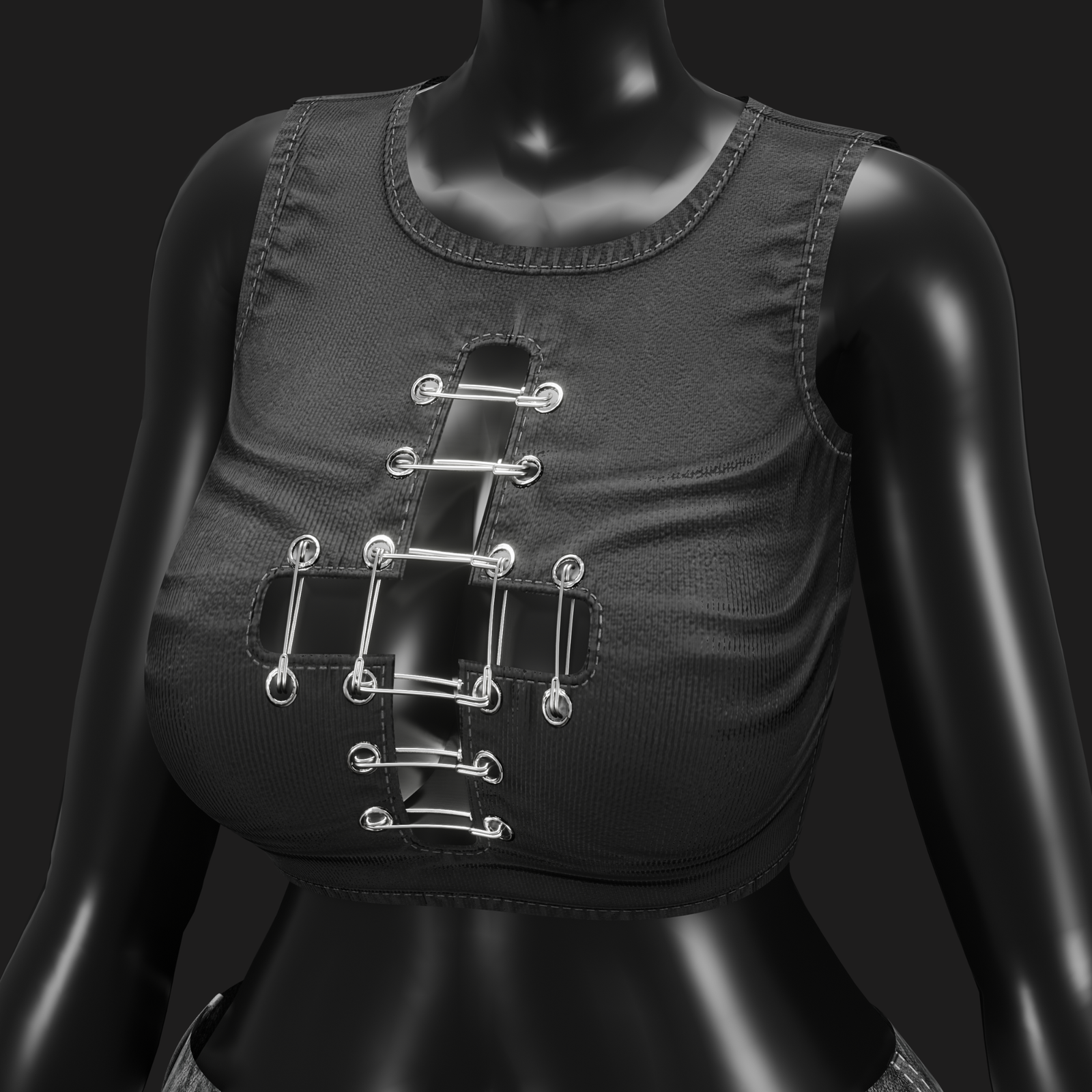 WOMEN'S Y2K 2000's SET VRChat - Cargo Pants + T-Shirt | WOLVES STUDIO