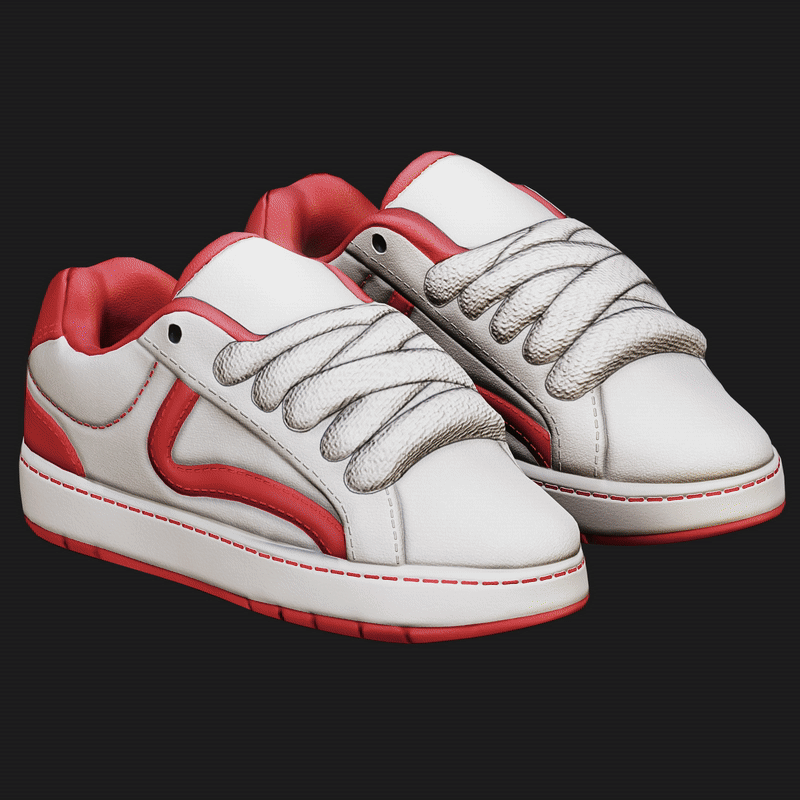 Skater Shoes Pack Y2K VRChat | WOLVES STUDIO