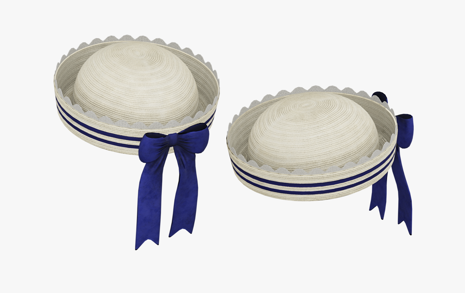 Sailor Hat 3D Model Low Poly | WOLVES STUDIO