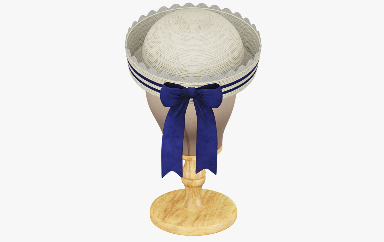 Sailor Hat 3D Model Low Poly | WOLVES STUDIO
