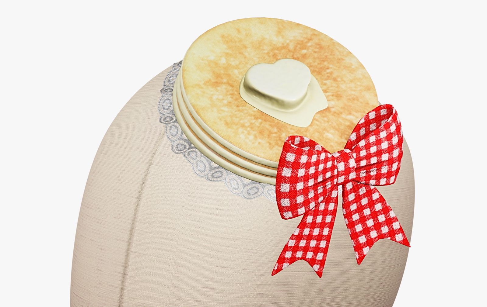 Pancake Hat 3D Model Low Poly | WOLVES STUDIO