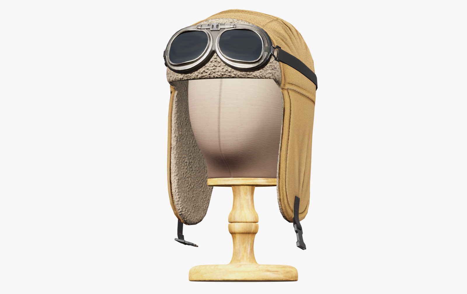 Aviator Hat with Goggles | WOLVES STUDIO