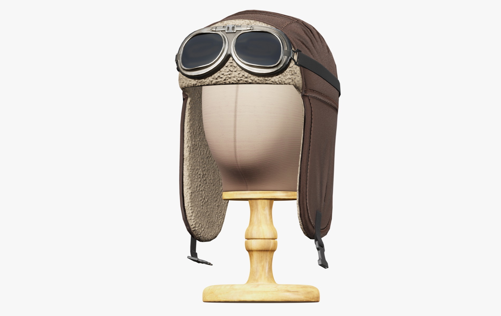 Aviator Hat with Goggles | WOLVES STUDIO