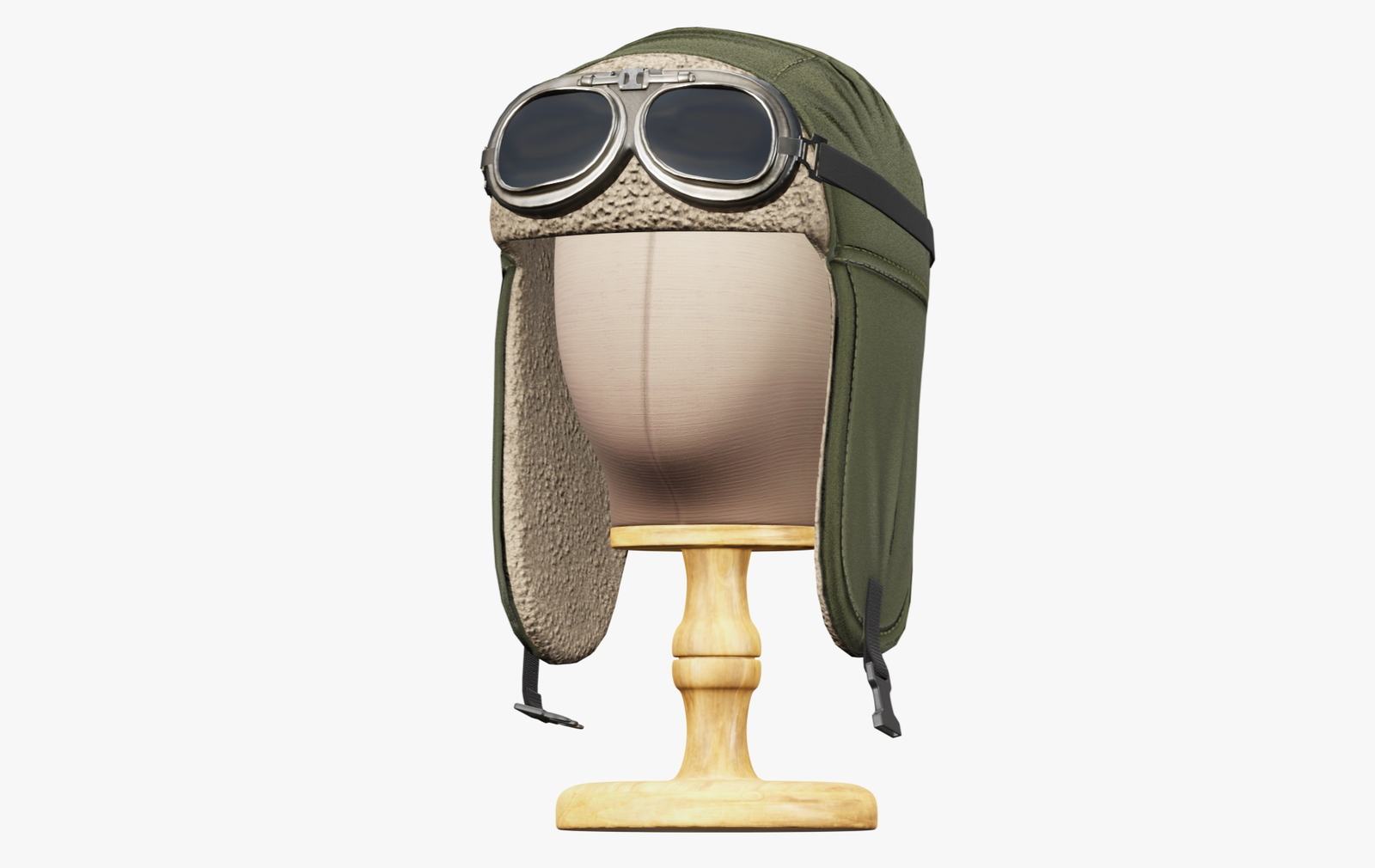 Aviator Hat with Goggles | WOLVES STUDIO