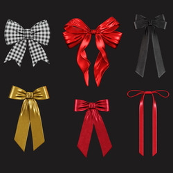 Ribbons Pack 3D Models 01 | WOLVES STUDIO