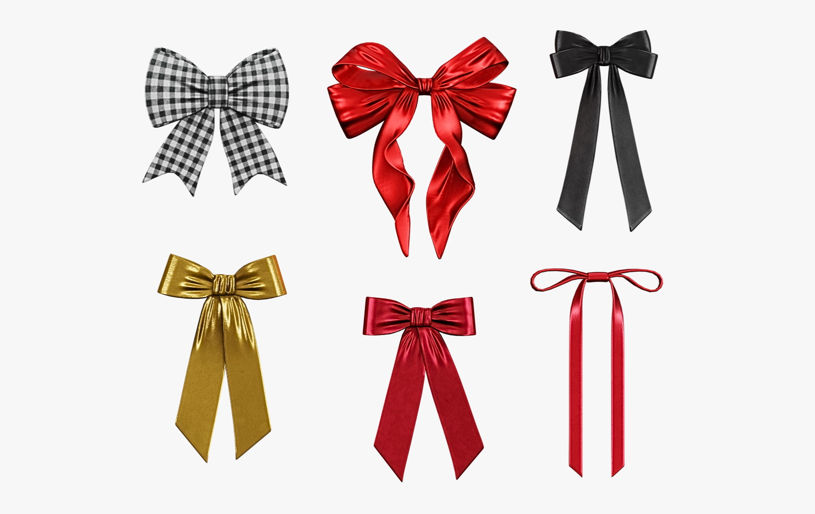 Ribbons Pack 3D Models 01 | WOLVES STUDIO
