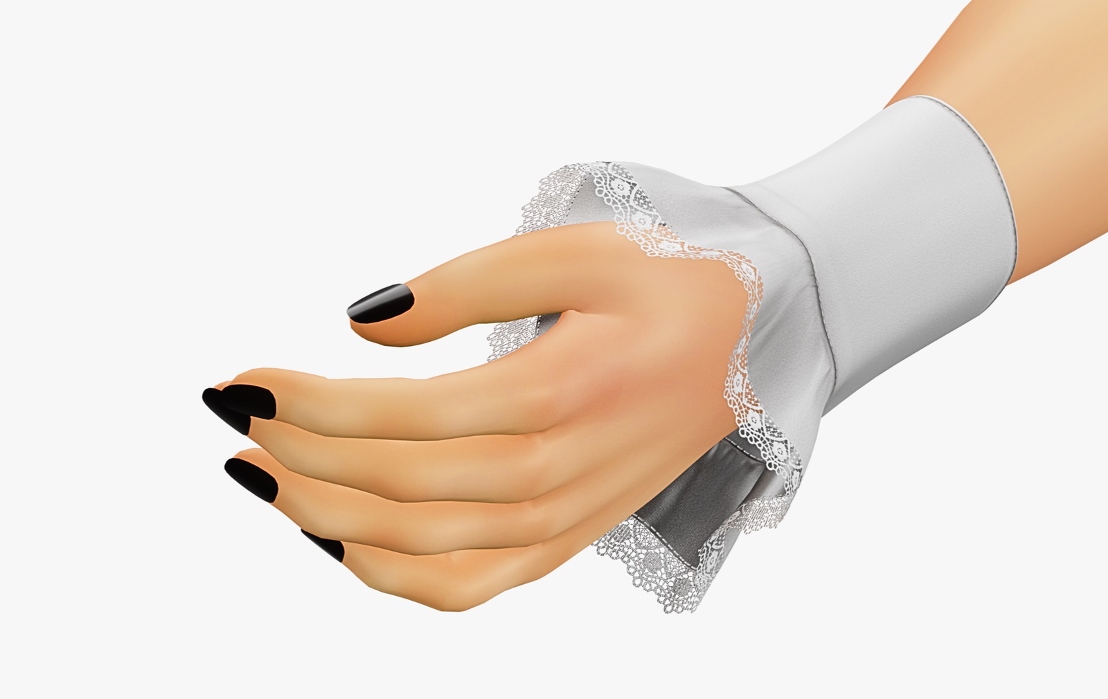 Arm Ruffled Sleeve - VRChat | WOLVES STUDIO