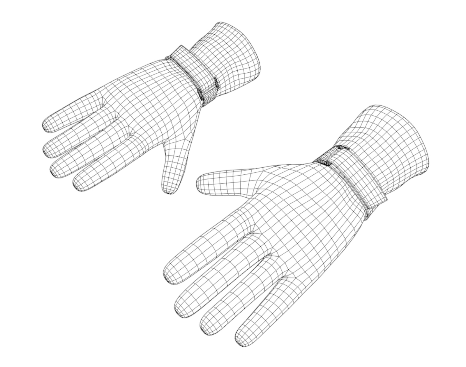 Leather Gloves PBR 01 | WOLVES STUDIO