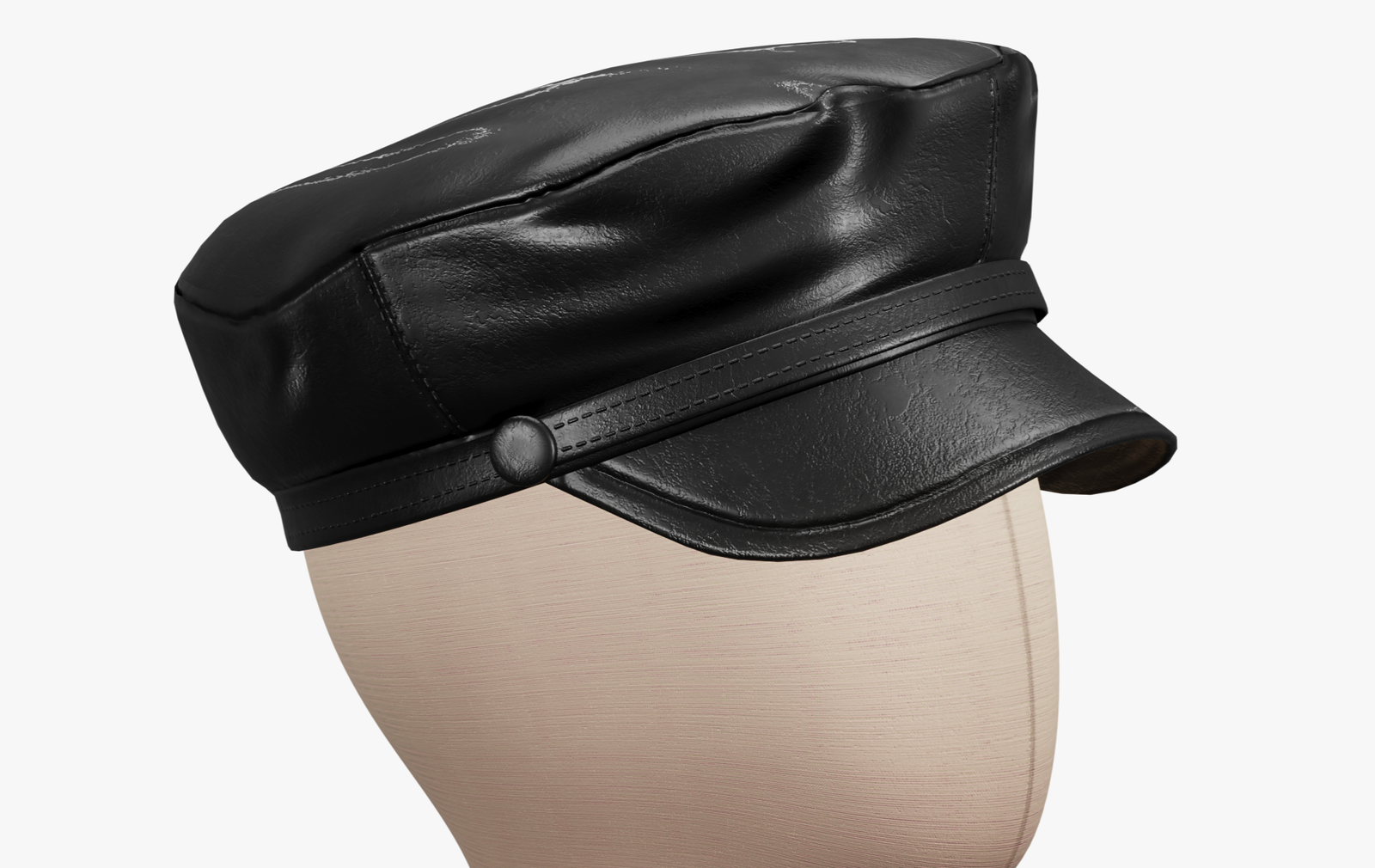 Newsboy Cap PBR Low Poly | WOLVES STUDIO