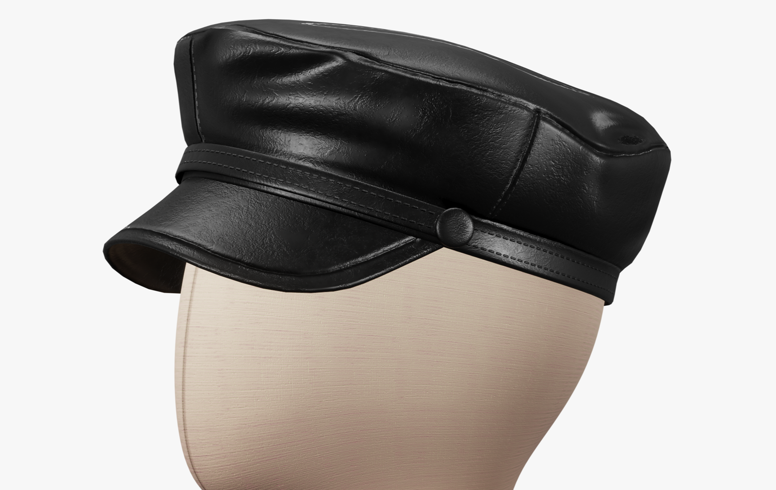 Newsboy Cap PBR Low Poly | WOLVES STUDIO