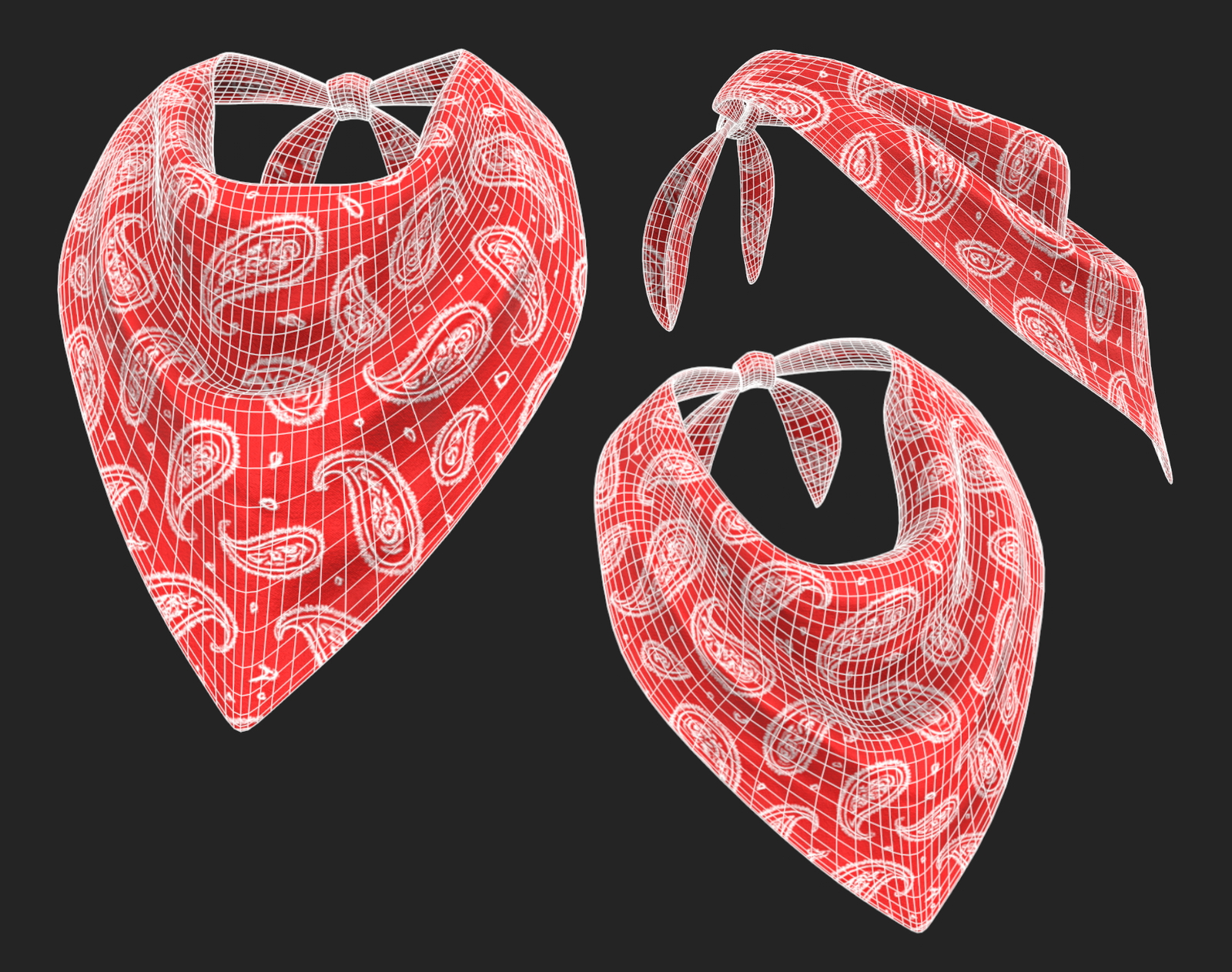 Bandana Scarf Pack 4 in 1 | WOLVES STUDIO