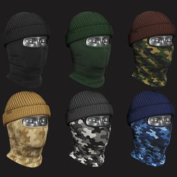Beanie + Balaclava Pack 6 in 1 | WOLVES STUDIO