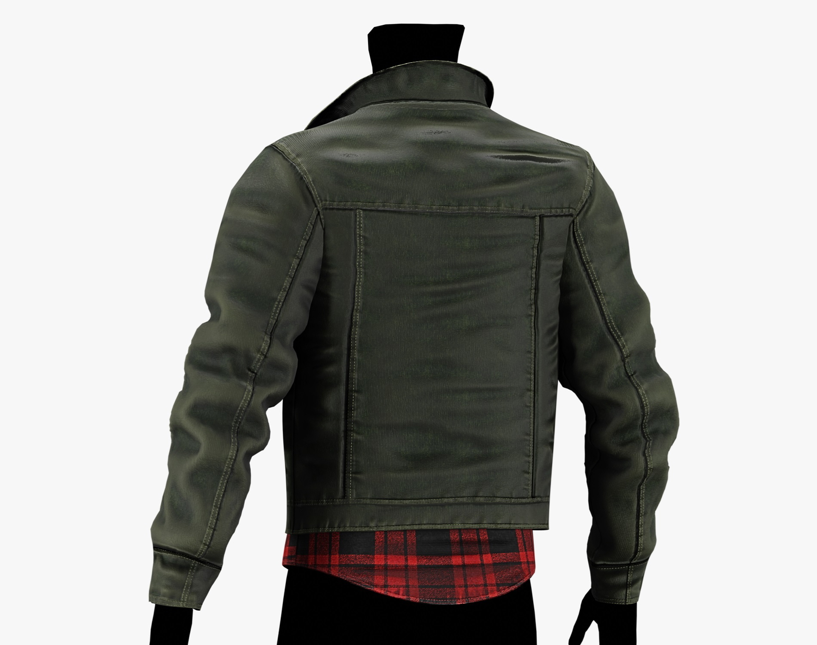 3D Jacket + Flannel Plaid Shirt Casual Clothing - EBOY Pack | WOLVES STUDIO