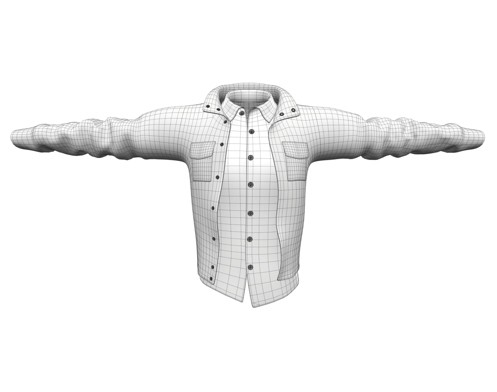 3D Jacket + Flannel Plaid Shirt Casual Clothing - EBOY Pack | WOLVES STUDIO