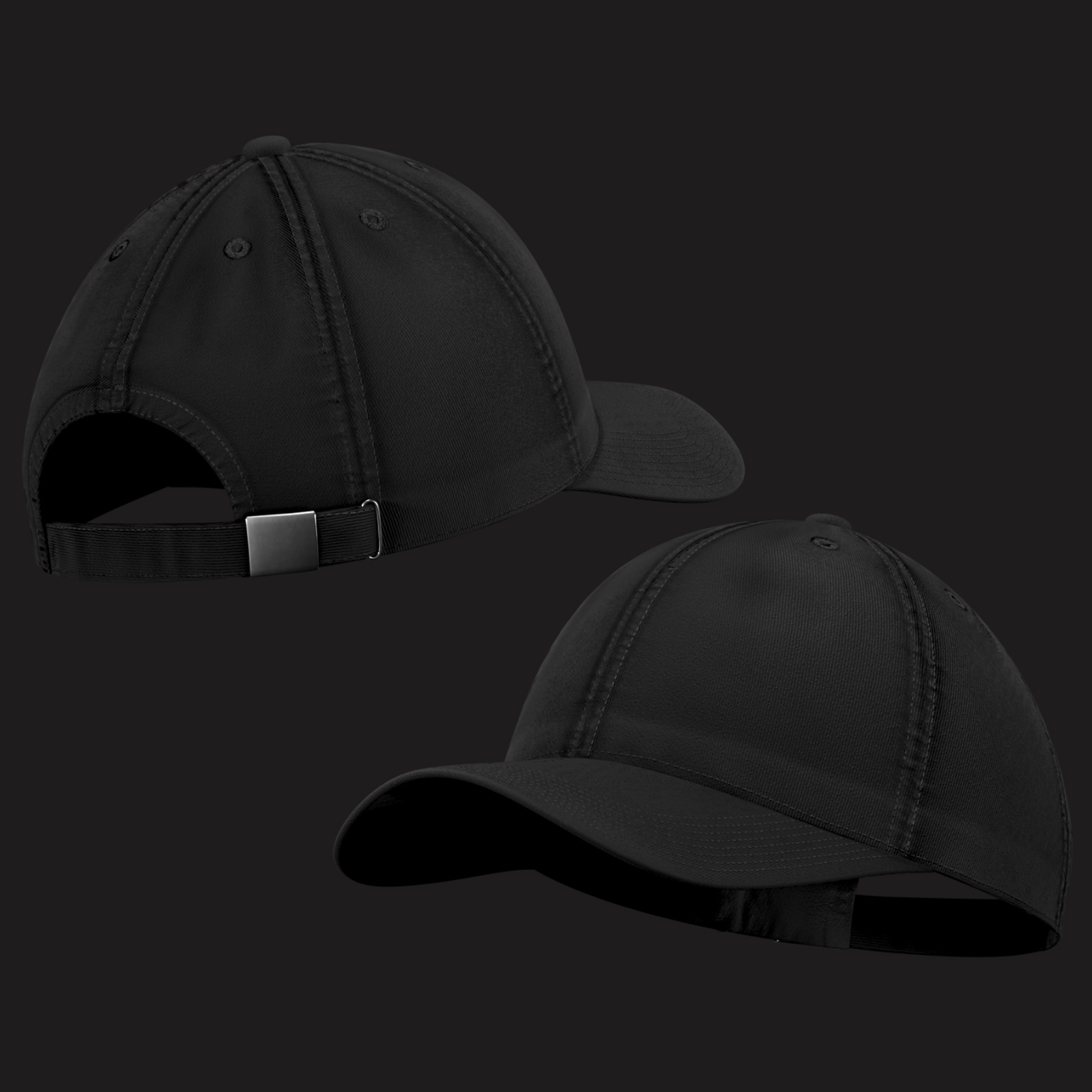 Baseball Cap - All Black | WOLVES STUDIO