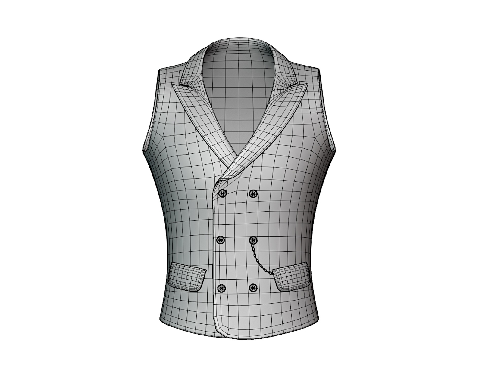 Suit Vest + Shirt Mafia Style Pack 01 | WOLVES STUDIO