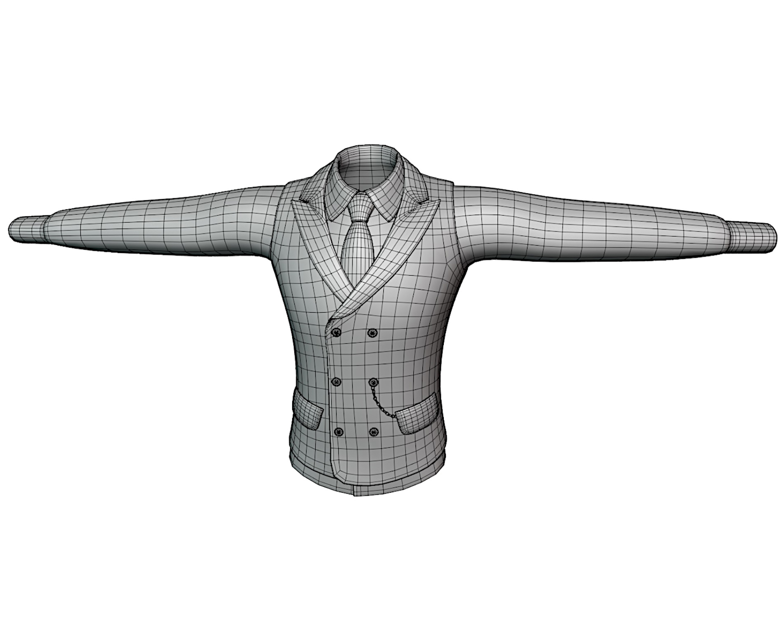 Suit Vest + Shirt Mafia Style Pack 01 | WOLVES STUDIO