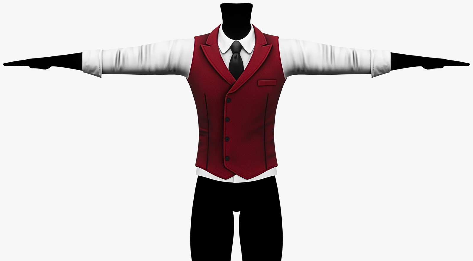 Suit Vest + Shirt Mafia Style Pack 02 | WOLVES STUDIO