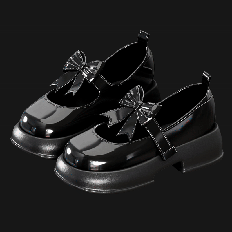 Shoes Pack 2 - Mary Jane Glossy Varnish | WOLVES STUDIO