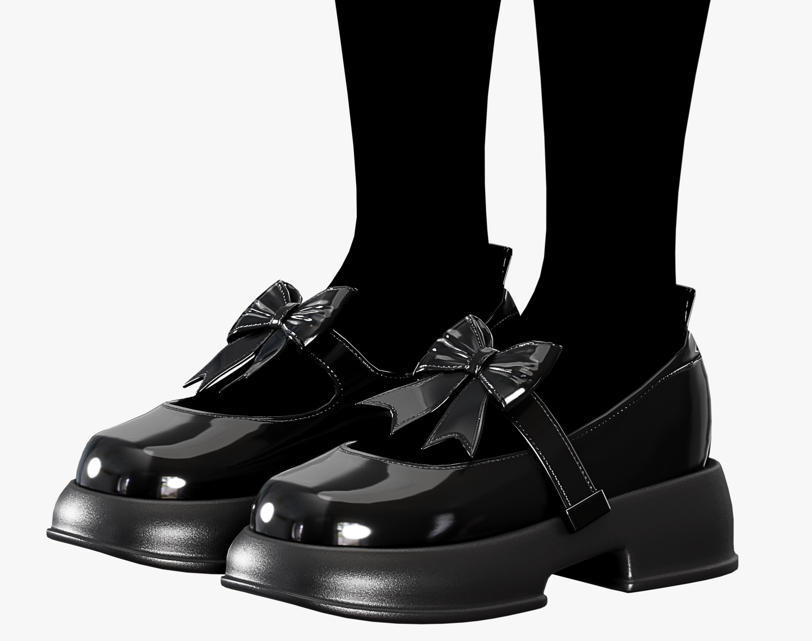 Shoes Pack 2 - Mary Jane Glossy Varnish | WOLVES STUDIO