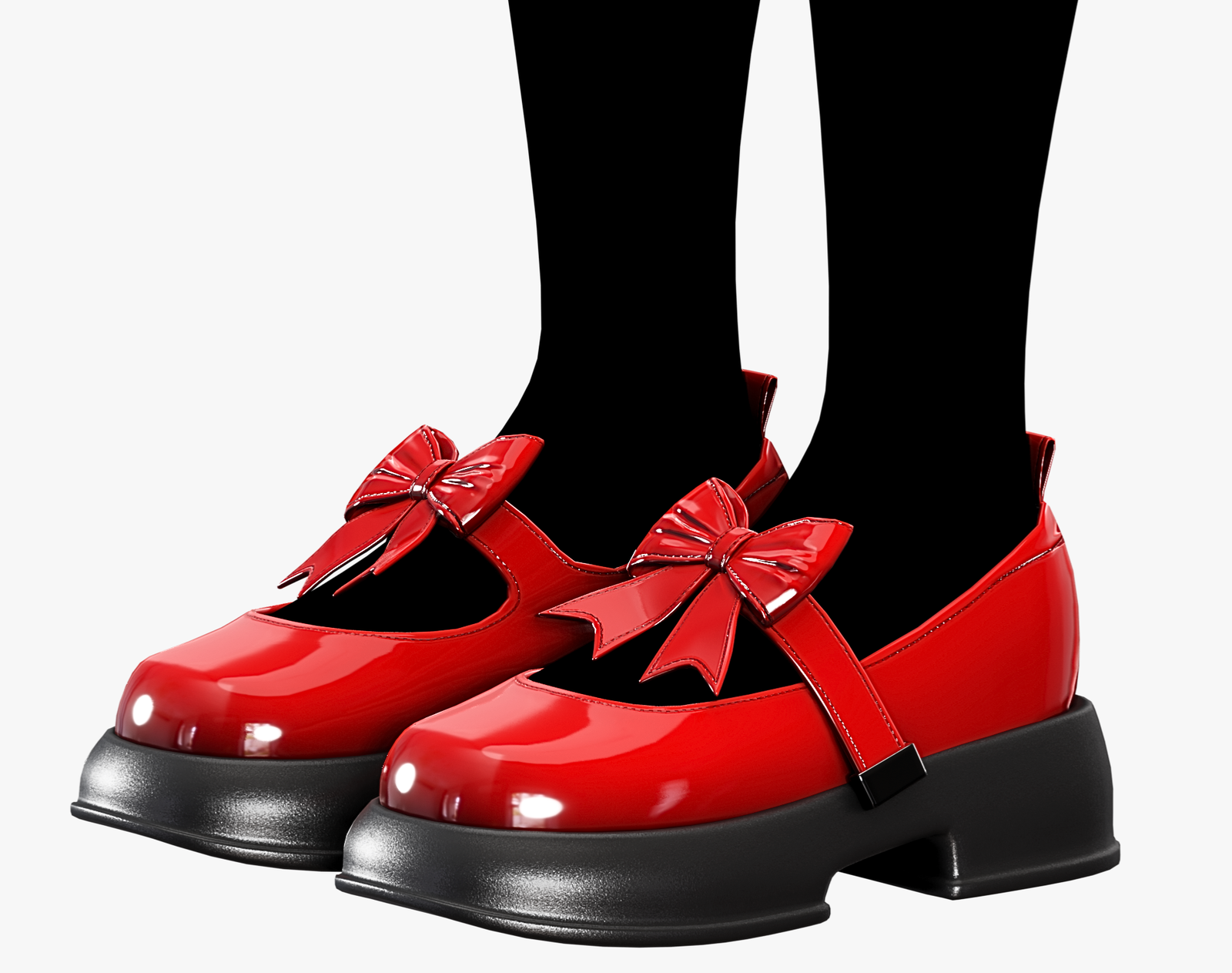 Shoes Pack 2 - Mary Jane Glossy Varnish | WOLVES STUDIO