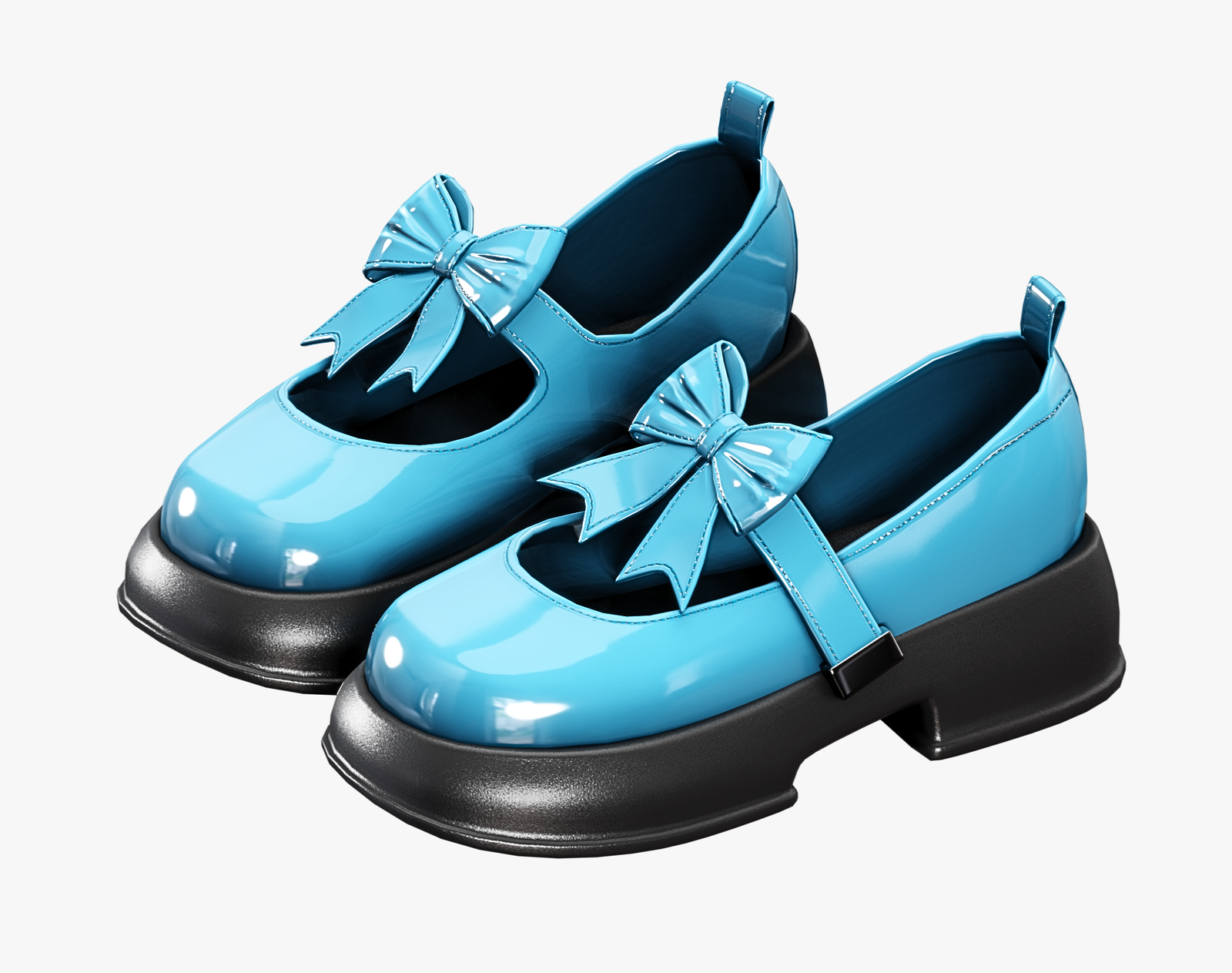 Shoes Pack 2 - Mary Jane Glossy Varnish | WOLVES STUDIO