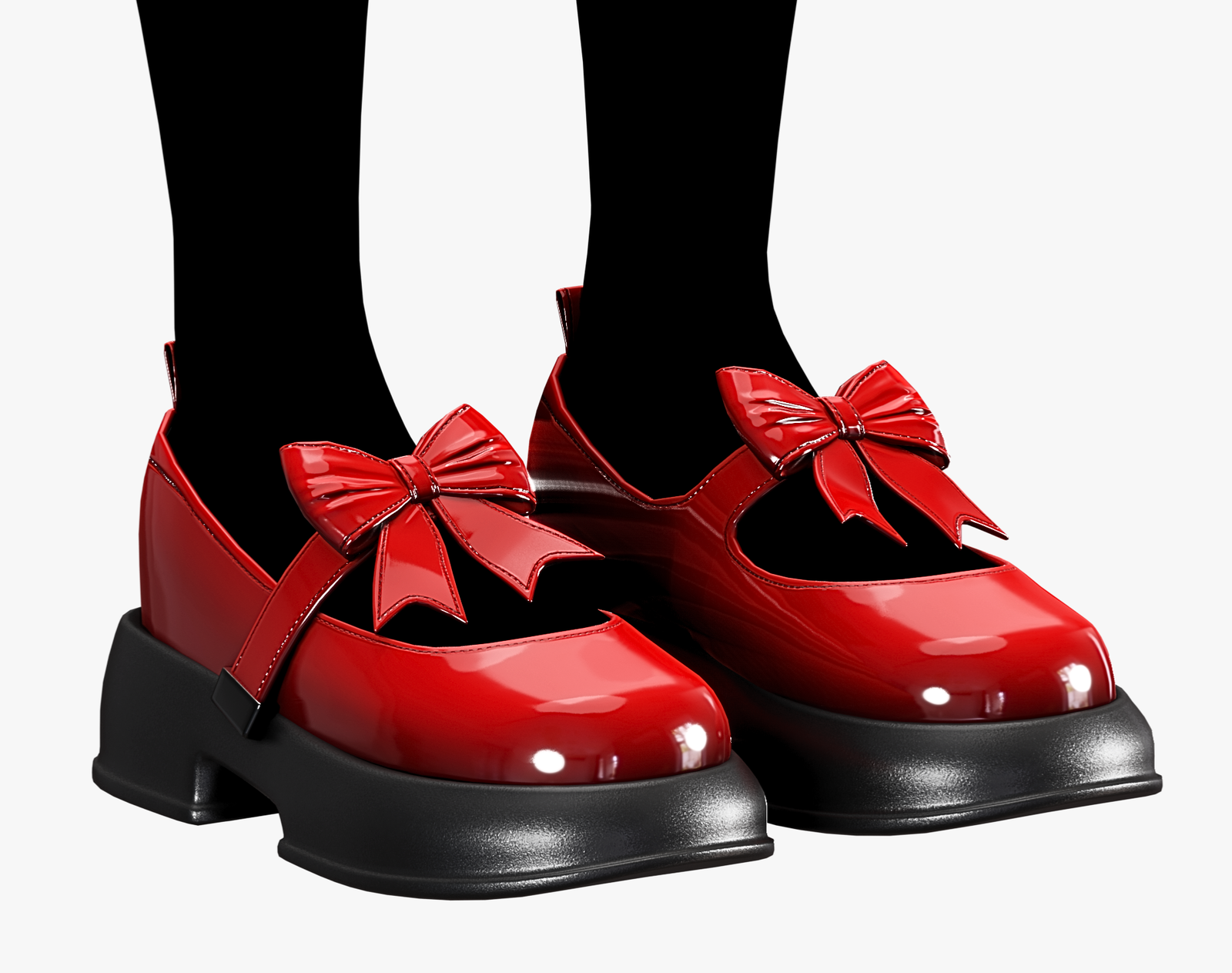 Shoes Pack 2 - Mary Jane Glossy Varnish | WOLVES STUDIO