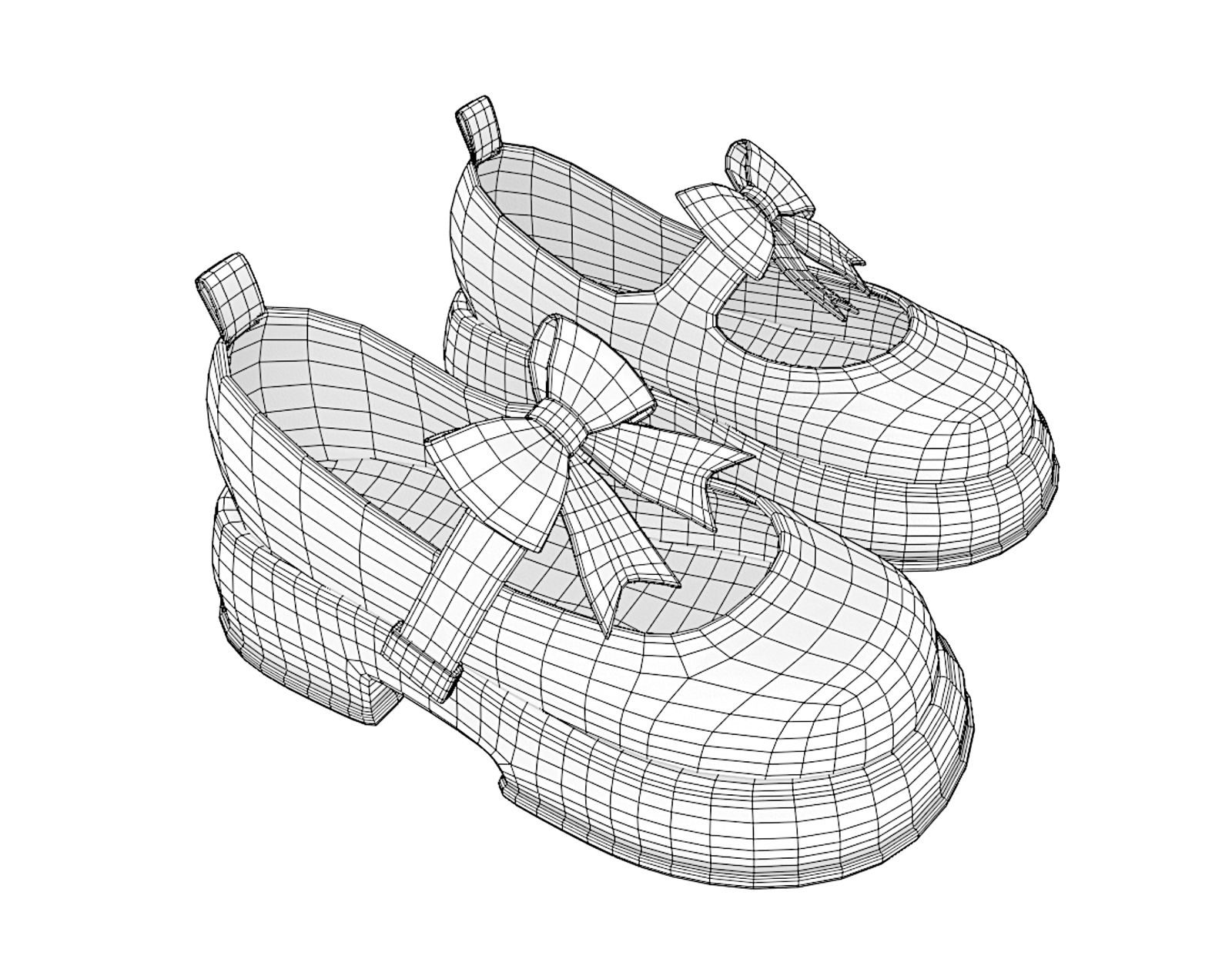Shoes Pack 2 - Mary Jane Glossy Varnish | WOLVES STUDIO
