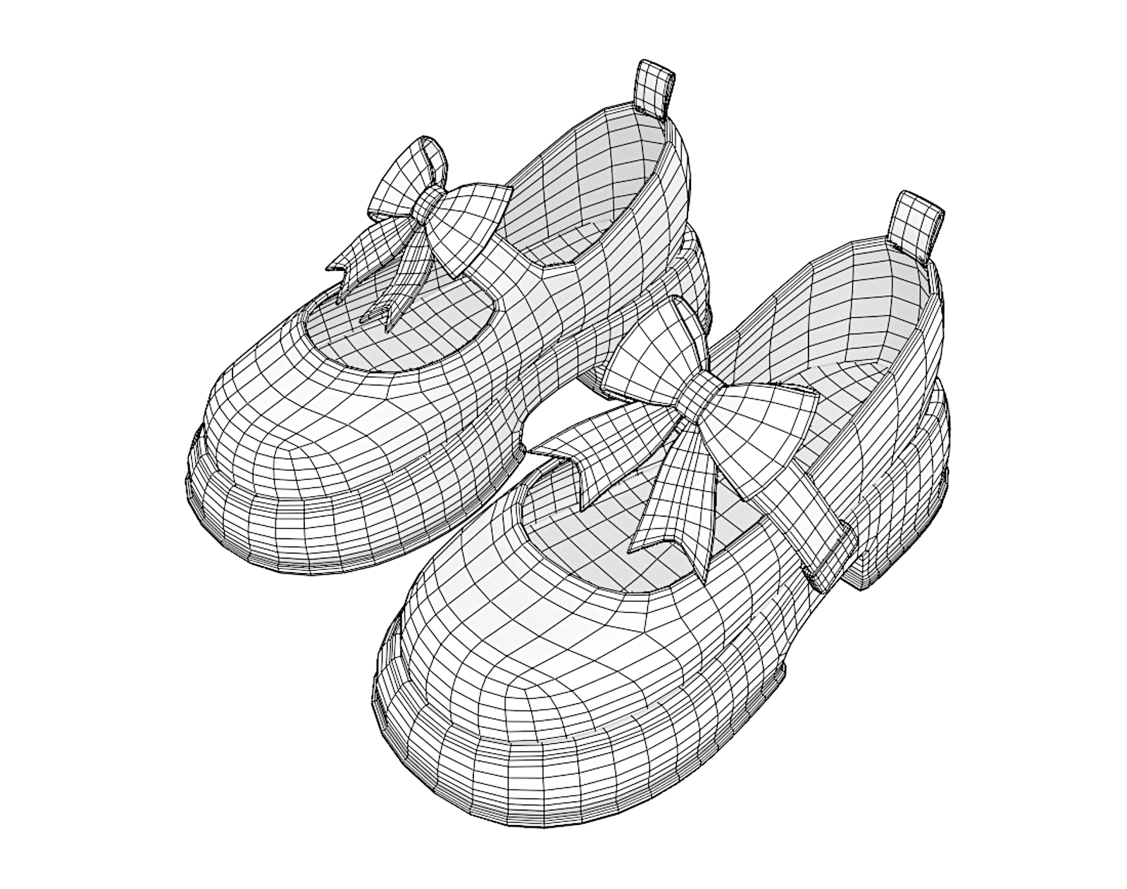 Shoes Pack 2 - Mary Jane Glossy Varnish | WOLVES STUDIO