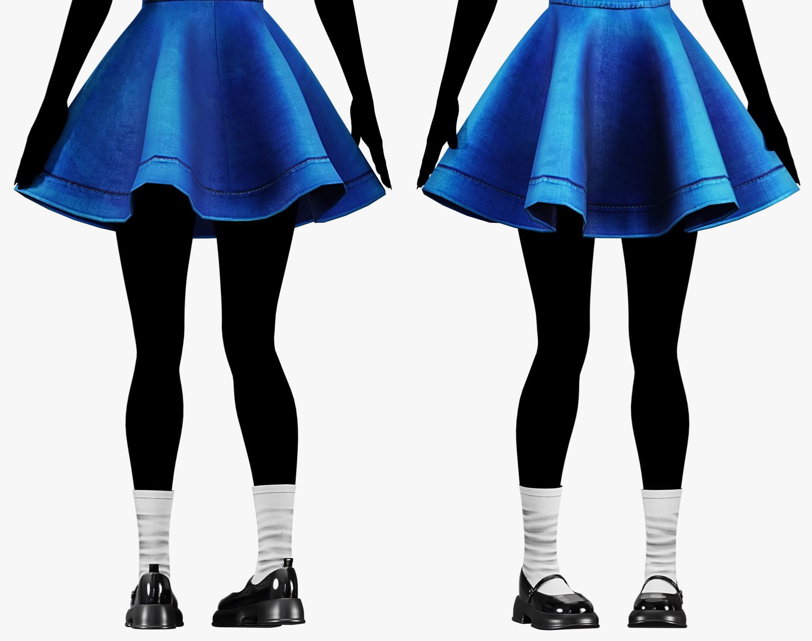 Wonderland Outfit Pack - Dress, Blouse, Socks, Shoes, Bow Headband | WOLVES STUDIO