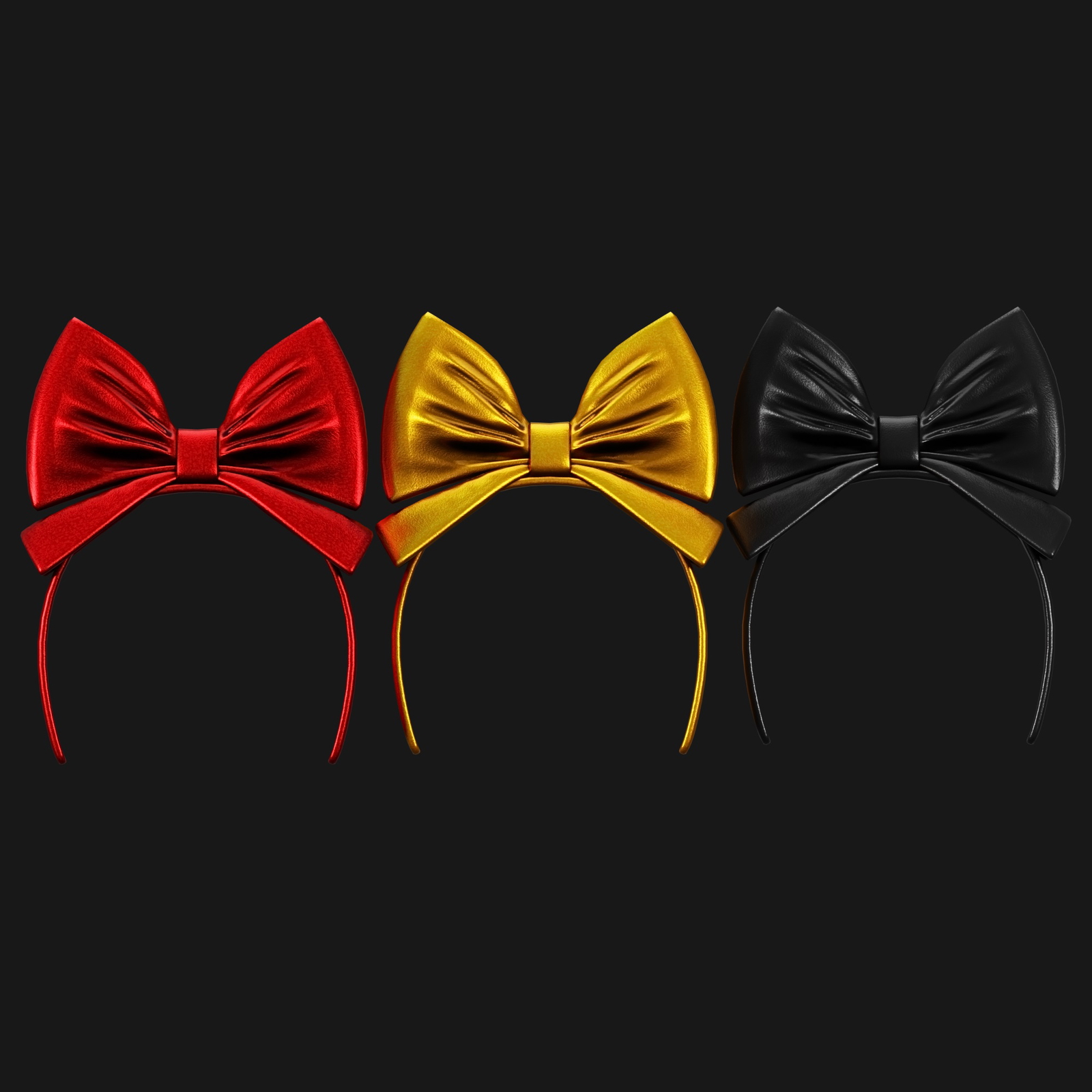 Bow Ribbon Headband Pack | WOLVES STUDIO