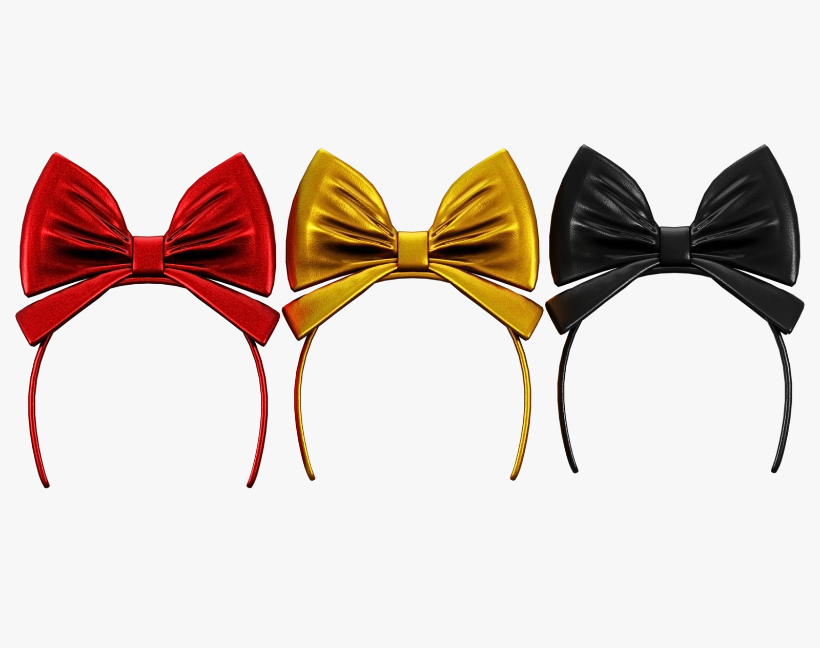 Bow Ribbon Headband Pack | WOLVES STUDIO
