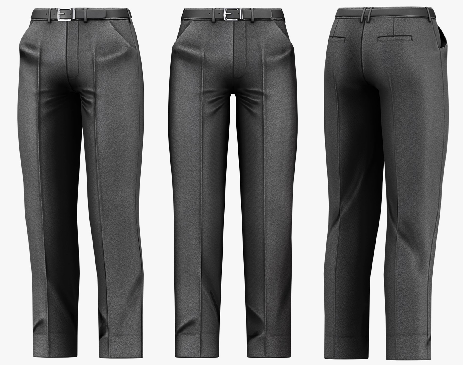 Suit Pants + Belt Mafia Style Pack 01 | WOLVES STUDIO