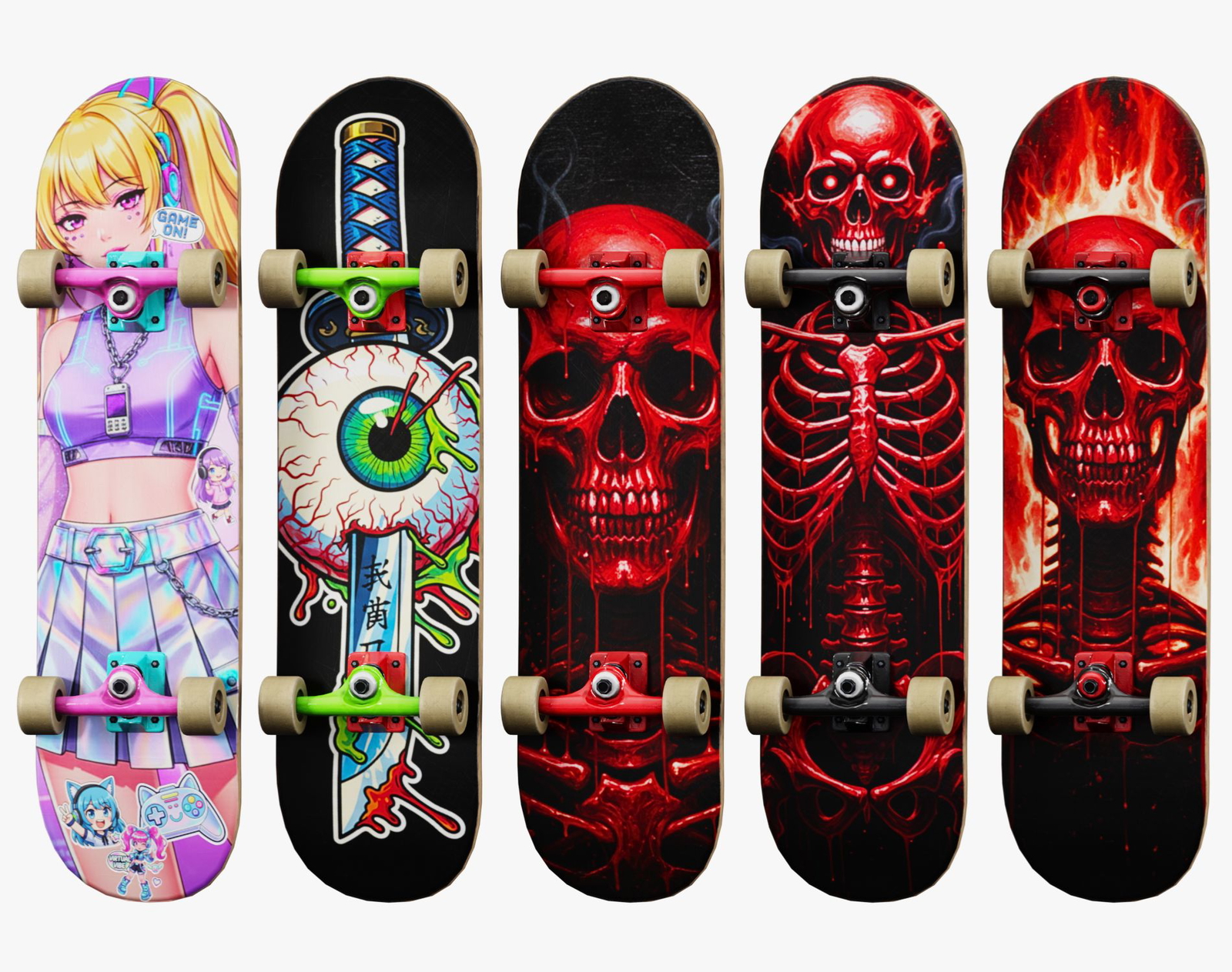 Y2K Skate Pack VRC | WOLVES STUDIO
