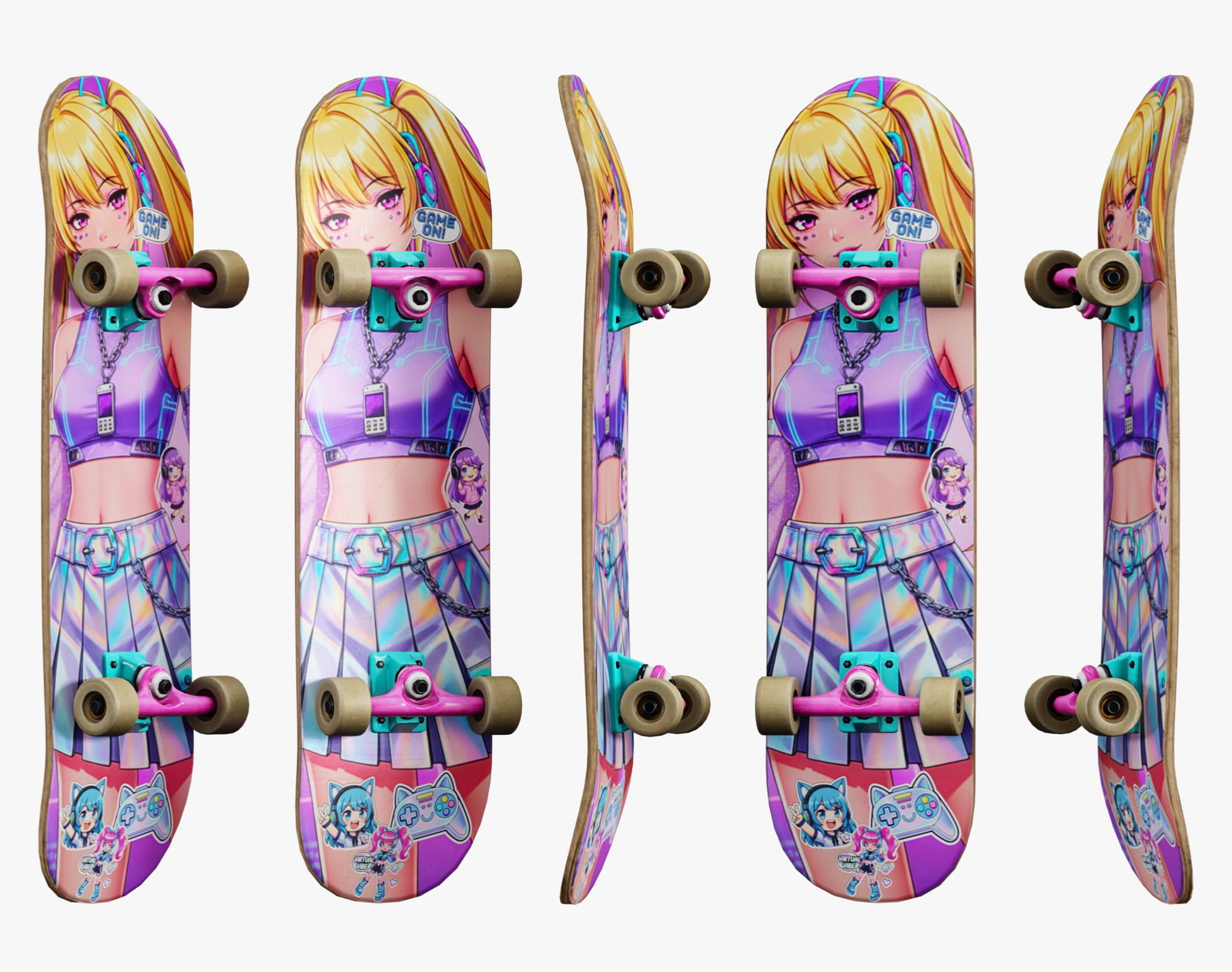Y2K Skate Pack VRC | WOLVES STUDIO