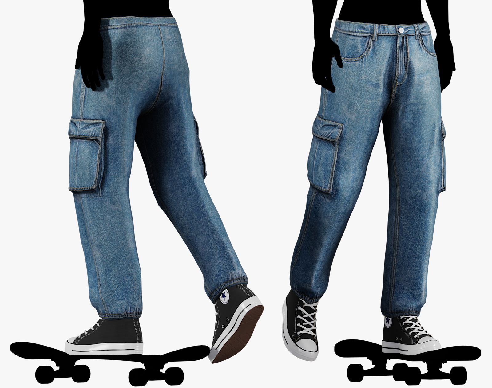 Denim Jogger Pants 3 in 1 Pack | WOLVES STUDIO