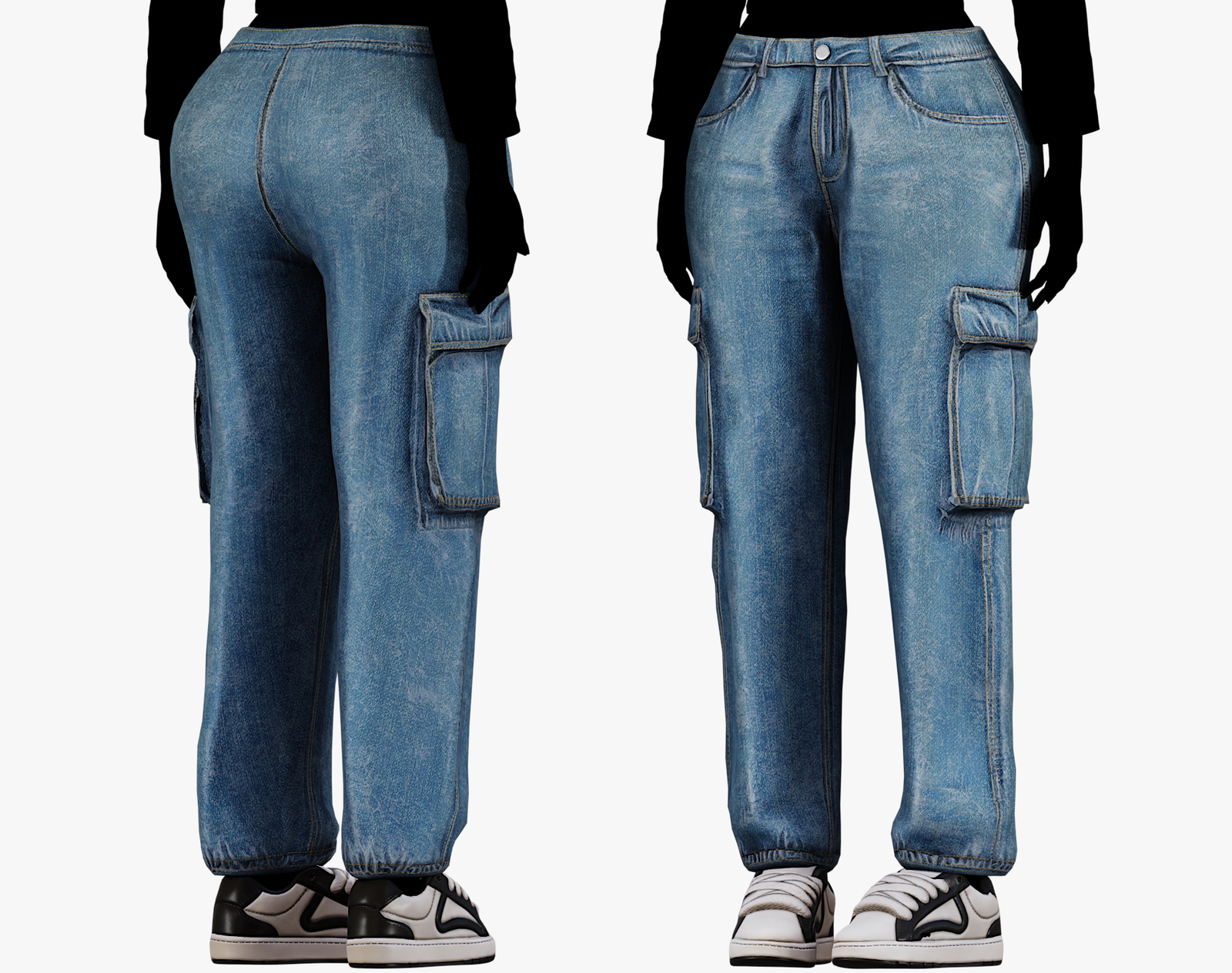 Denim Jogger Pants 3 in 1 Pack | WOLVES STUDIO