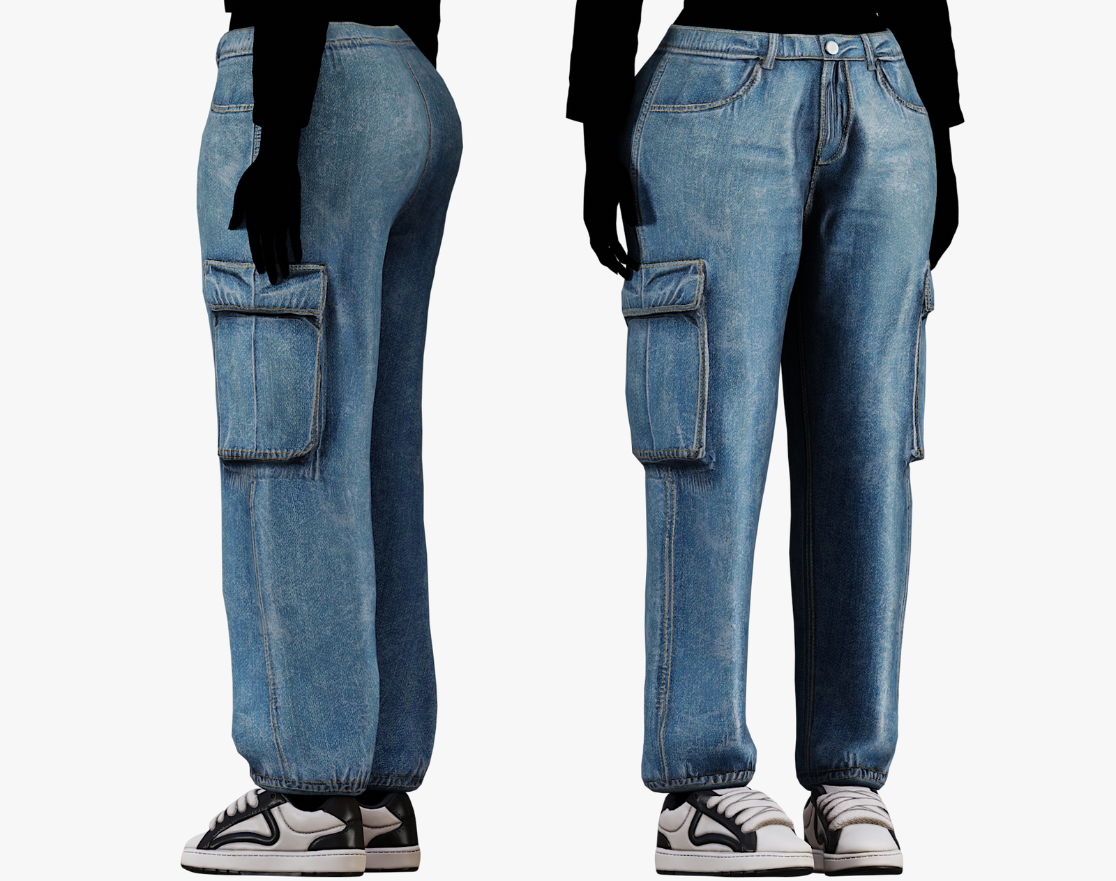 Denim Jogger Pants 3 in 1 Pack | WOLVES STUDIO