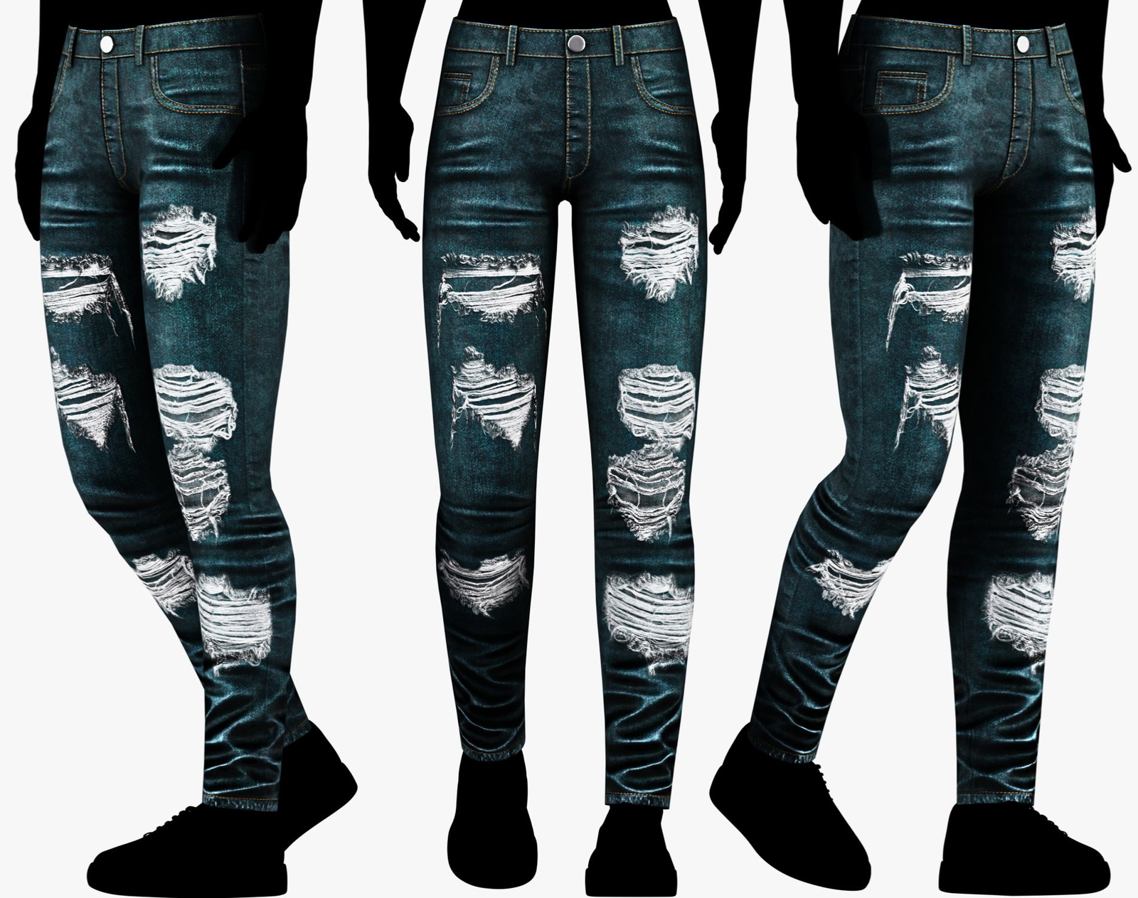 Denim Skinny Pants 3 in 1 Pack | WOLVES STUDIO