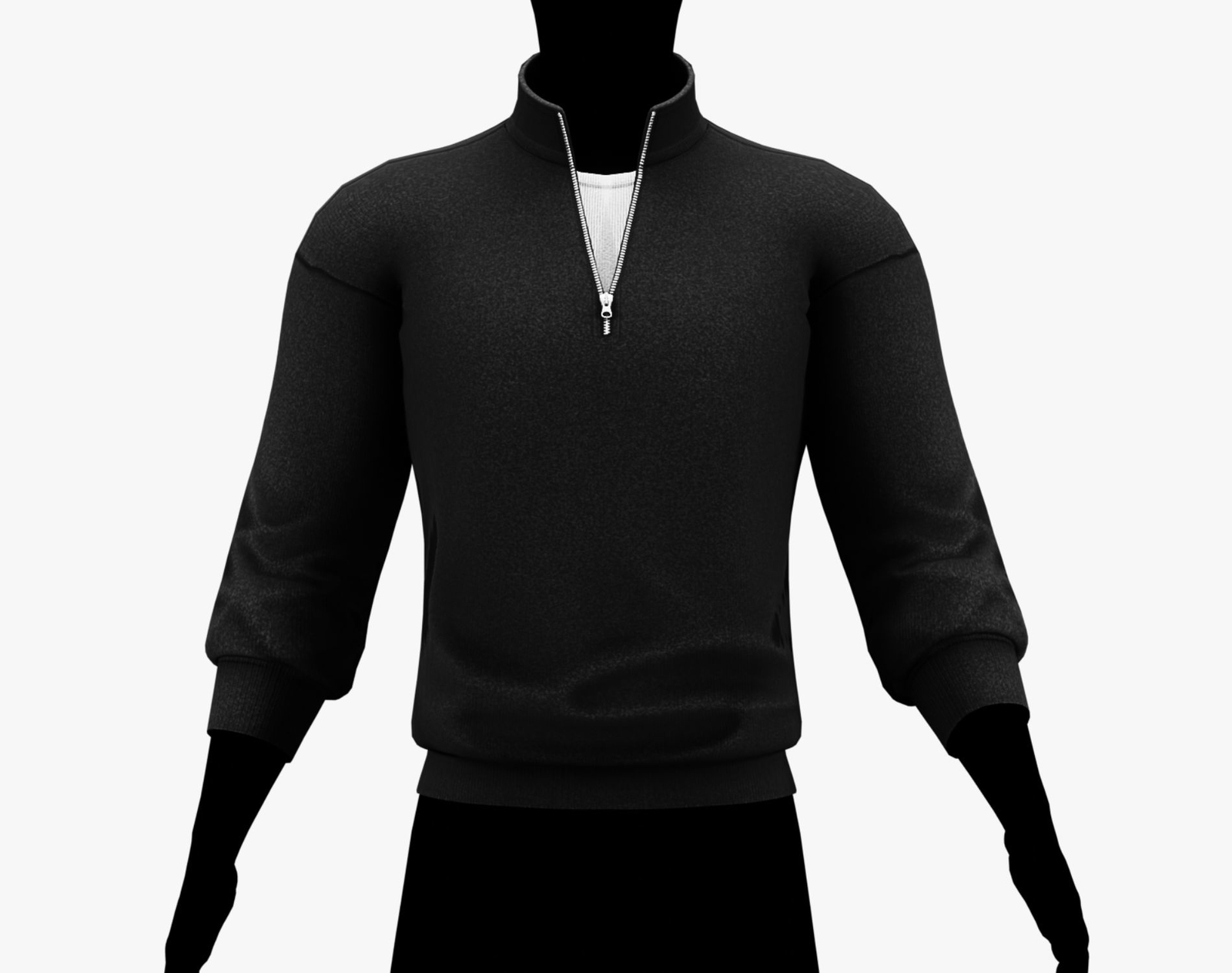 Cashmere Sweater & Tanktop Set - High-Quality Game-Ready 3D Clothing Asset | WOLVES STUDIO