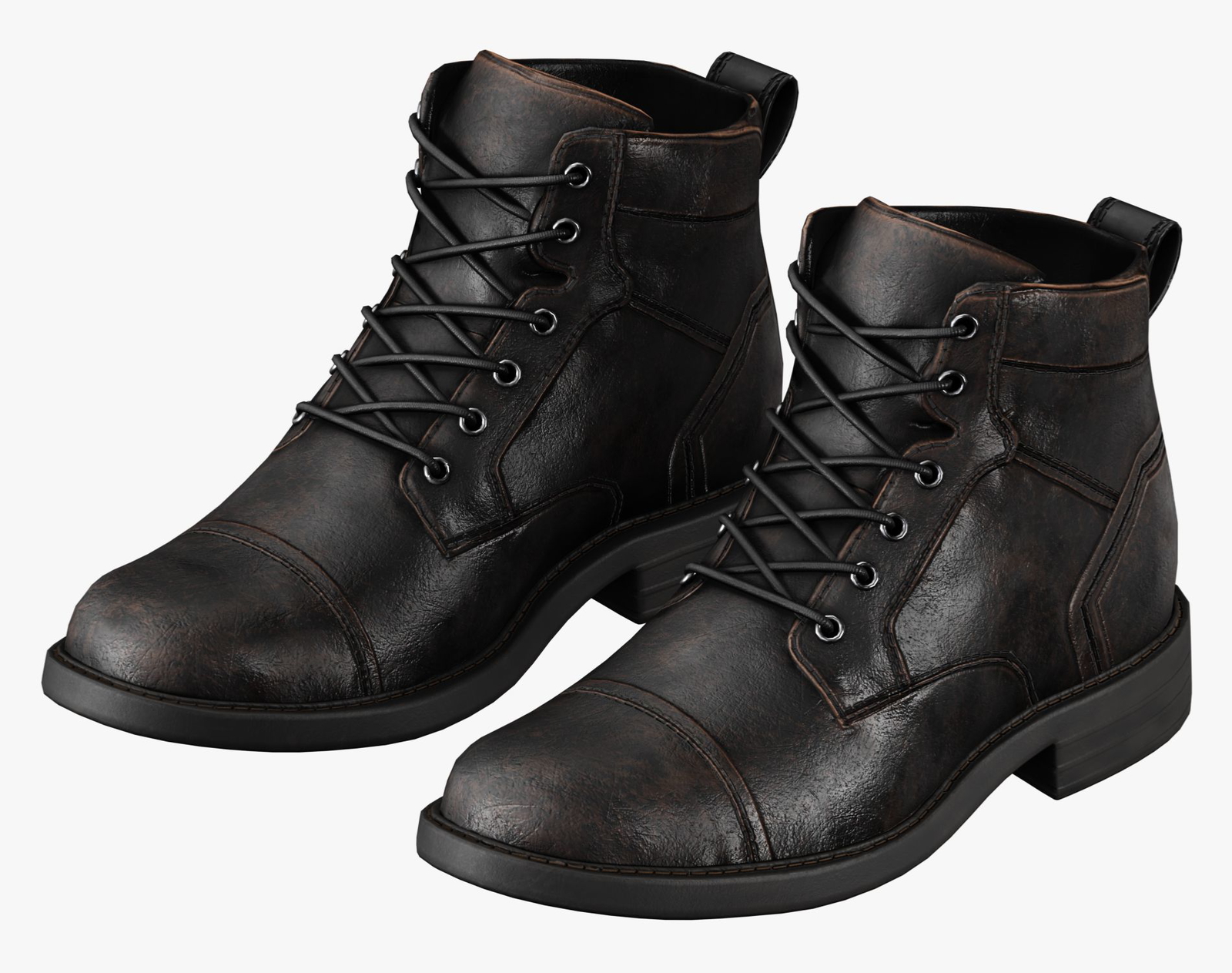 Leather Boots Pack 1 - Game-Ready PBR Footwear for VRChat & Unity | WOLVES STUDIO