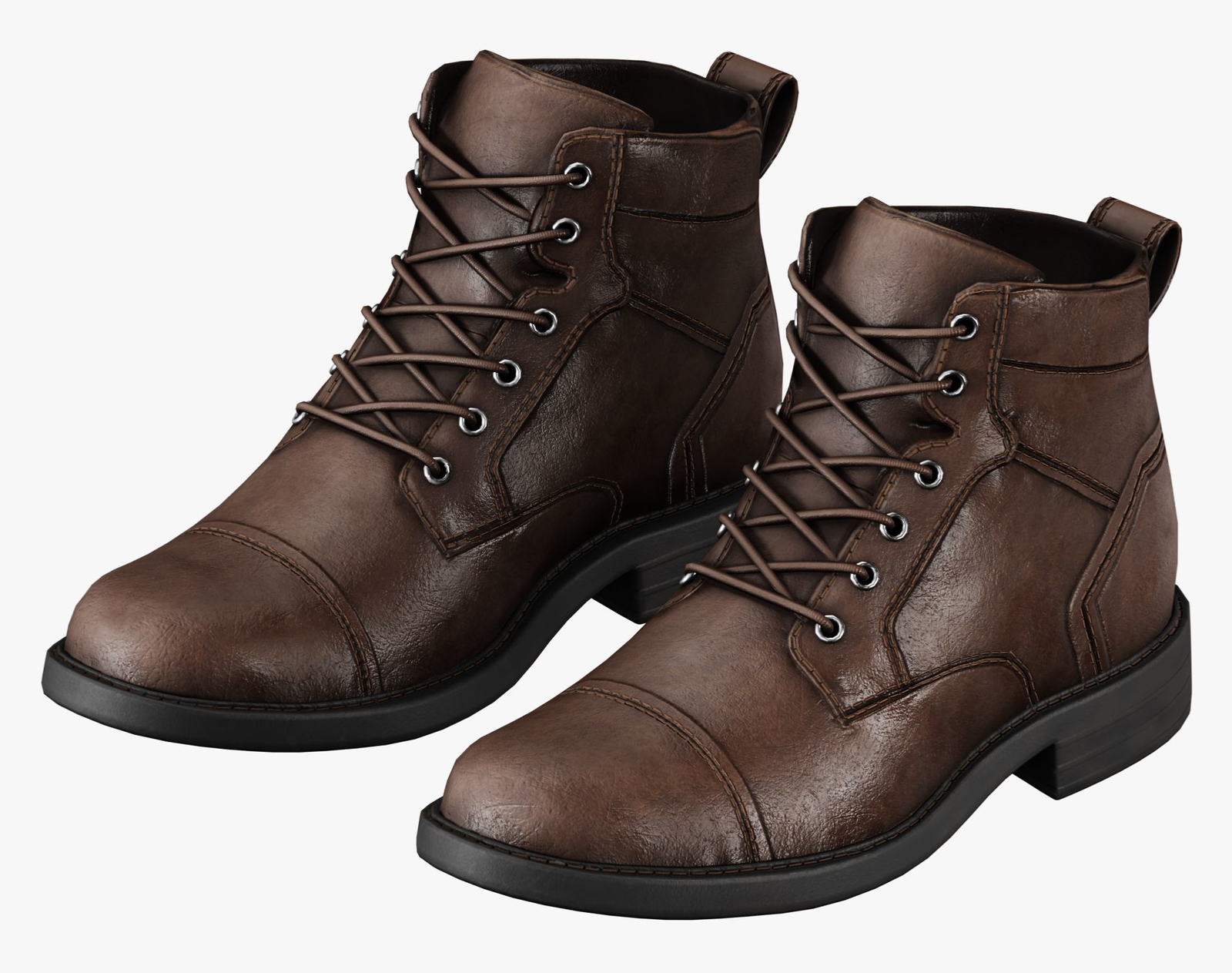 Leather Boots Pack 1 - Game-Ready PBR Footwear for VRChat & Unity | WOLVES STUDIO