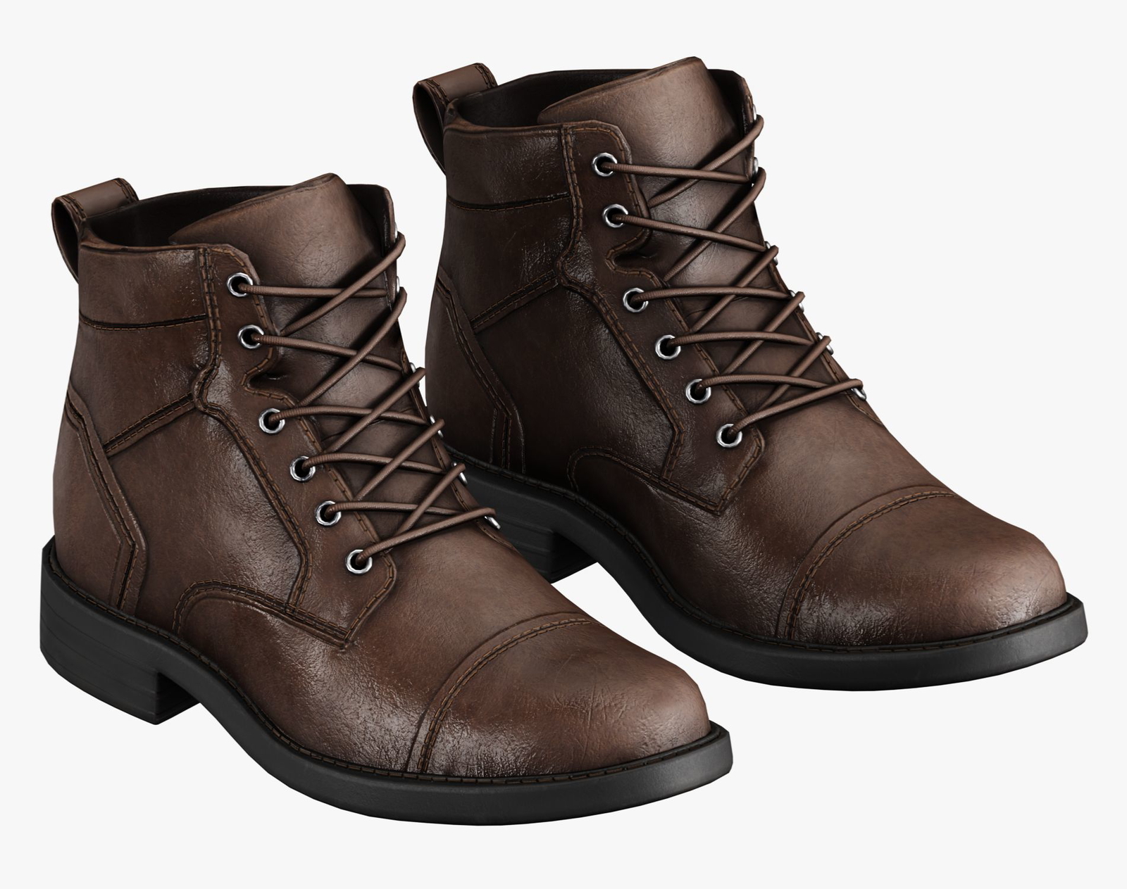 Leather Boots Pack 1 - Game-Ready PBR Footwear for VRChat & Unity | WOLVES STUDIO