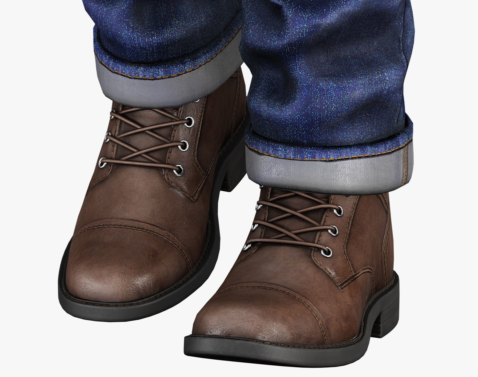 Leather Boots Pack 1 - Game-Ready PBR Footwear for VRChat & Unity | WOLVES STUDIO