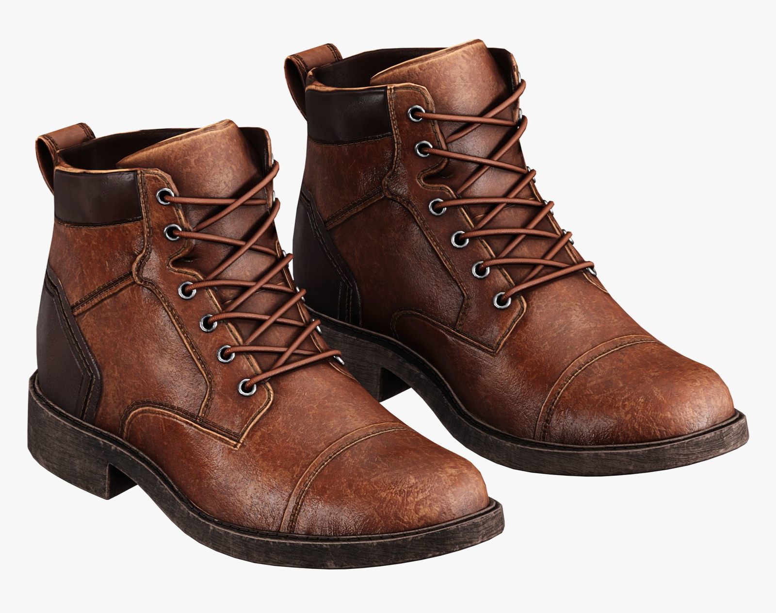 Leather Boots Pack 2 - Game-Ready PBR Footwear for VRChat & Unity | WOLVES STUDIO